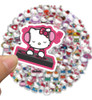 100 Piezas De Hello Kitty Pegatinas Paquete Gatito Blanca Ca 5