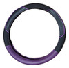 Funda Cubre Volante 38cm Negro Violeta Auto Camioneta 0