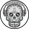 Technics Calavera Blanca Slipmat Paño Para Bandeja 0