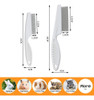 Peine De Acero Inoxidable Redondeada Para Animales, 2 Unidad 1