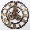 Reloj De Pared Retro 3d Grande Timelike, Reloj De Pared De E 0