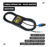 Cable Western Bafle Parlante Speakon A Plug Profesional 2x1 1