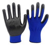 Guantes De Trabajo Antideslizante De Nitrilo Azul 0