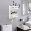 Organizador Rústico De Herramientas Para El Cabello Montaje 1