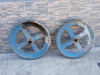 2 Ruedas Dentadas De Hierro Industrial 68 Diam X 13,5 Ancho 4