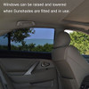 2 Cortinas Parasol P/ventana Lateral De Autos - Extensible 3