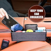 Car Side Seat Gap Filler, 2 Pack Multifunctional 3 Car Side Seat Gap Filler, 2 Pack Multifunctional 3