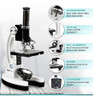 Amscope-kids M30-abs-kt2-w Kit De Microscopio Con 1