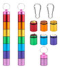 Pequeño Llavero Portátil Para Viajar, Anglekai 2 Pack Rainbo 0