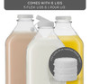 Botella De Vidrio Con Tapa - Multipack Reutilizables De 64oz 4