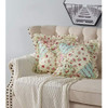 Brilliant Sunshine Pink Y Green Rose Patchwork Acolchado Dec 0