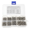 800pcs/set M2 Acero Autorroscantes De Cabeza Plana Tornillos 0