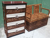 Cajoneras En Madera Y Mimbre Leer Descripción 4