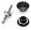Trabas De Capot Quick Release Hood Botón Aluminio 0