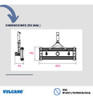 Limpiafondo De Aluminio 35mm Pileta Piscina - Vulcano 4
