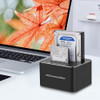 Estación Acoplamiento De Disco Duro Hdd Doble Bahía Usb 3.0 4