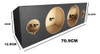 Rackera Para 2 Medios 8 Pulgadas + 2 Tweeter 3.5 1