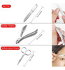 Glamne Juego De Herramientas Para Manicura Y Pedicura Kits P 2