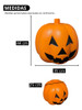 Calabaza Luz Led Pack X 2 Decoracion Adorno Halloween 2