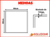 Espejo Cuadrado 80 X 80 Cm Bordes Biselados Vidrio Baño 4