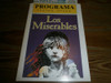 Programa Teatro Los Miserables Año 2000 Con Entradas Opera 2
