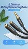 Cable Adaptador Auxiliar Para Auricular Y Microfono Vention 5