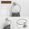 Set De 4 Accesorios Para Baño Niquel Pulido Besy -95p3phzz 2
