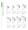 Caja De Pase Embutir Pvc Con Tapa 100x100x65 Genrod 3