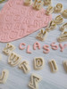 Set Cortantes Abecedario Letras Classy Cookies Deco Porcela 1