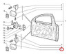 Bisagra Puerta Delantera Izq Inf Fiat Marea Brava Original 1