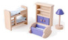 Juego De Dormitorio Para Muñecas De Madera Onshine Casa 0