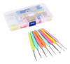 Set Crochet 50 Piezas Agujas Mango Silicona Accesorios Kit 0