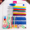 Set Crochet 50 Piezas Agujas Mango Silicona Accesorios Kit 1