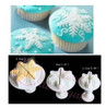 Set 3 Cortantes Expulsor Copo Nieve Grande Cookie Fondant 1