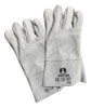 Guantes De Cuero Cortos Reforzados Para Trabajo Soldar 0