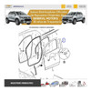 Faja Puerta Del Izq Tracker(parante) Chevrolet Original 3