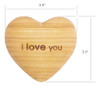 Te Amo Corazón De Madera 3d Decoración, Aniversario P... 6