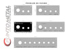 Panel De Mando 1 Pulsador 3 Interruptores Black 1