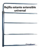 Rejilla Extensible Universal Para Horno Cocina Mediana 2