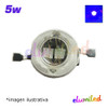 5 Led Chip 5 Watts Azul 460 Nanometros (royal Blue) 1