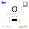 5 Led Chip 5 Watts Azul 460 Nanometros (royal Blue) 2