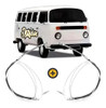 Juego Cables De Freno Kombi X 2 3