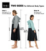 Bata Zingtto Surf Poncho, Manga 3/4, Extra Grande, Ac 1