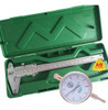 Combo Calibre Mecanico 0 150 Mm + Comparador 10mm Centesimal 0