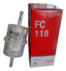Unid. Filtro Combustible Gasoil Universal Doble Pico Diesel 0