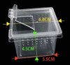 Caja Plástica Mini Para Lings Crias De Araña Tarantulas 1
