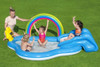 Pileta Inflable Play Center Arco Iris Tobogan Juego Verano 1