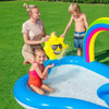 Pileta Inflable Play Center Arco Iris Tobogan Juego Verano 3