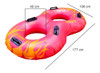 Salvavida Doble Aro Inflable Pileta Piscina Playa Bz3 1