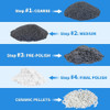 Kit De Pulido Para Rocas, 4 Libras, Incluye Pellets Cerámico 3